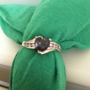 Sold 10k white gold ring