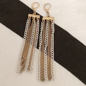 Dangly chain earrings