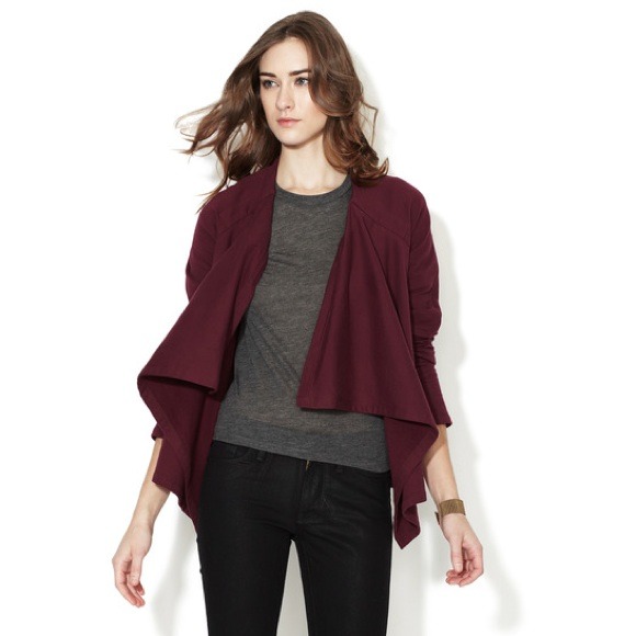 Atwell Draped Terry Cardigan BRAND NEW IN PCKG