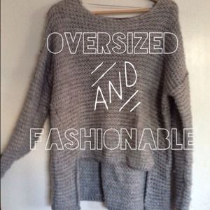 Over Sized Sweater & Sock BUNDLE