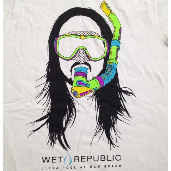 Very Rare DJ Steve Aoki Shirts mens size M