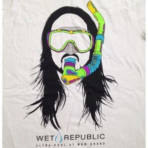 Very Rare DJ Steve Aoki Shirts mens size M