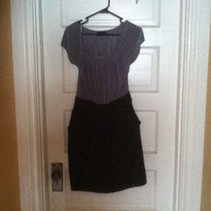 The Limited Grey/Black Board meeting dress