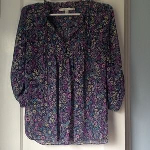 🚫BUNDLED🚫✨HOST PICK✨LC Sheer Floral Popover