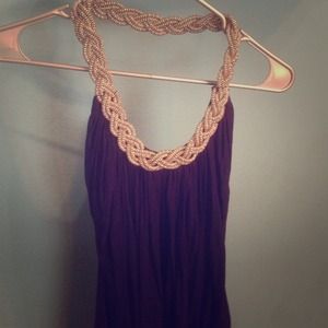 Purple top with added embellishments!