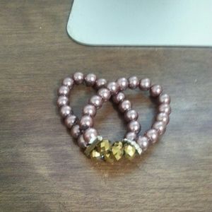 Brown & gold bracelet
