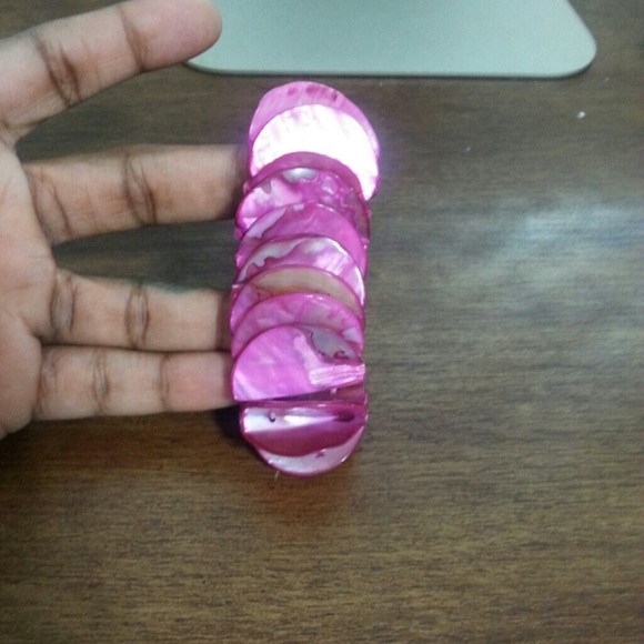 Hot pink bracelet