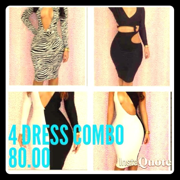 4 dress combo 4 for 1 - Picture 1 of 2