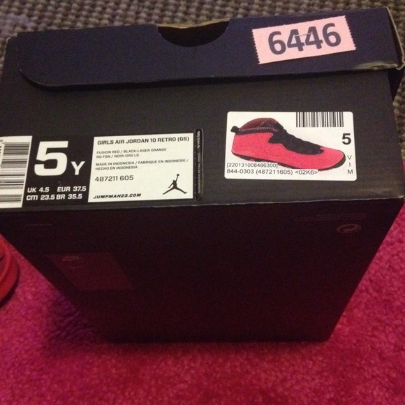 RED && BLACK JORDAN 10s (MAKE LISTING) - Picture 3 of 4