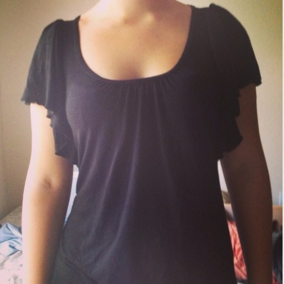 Black Lace Top - Picture 2 of 2