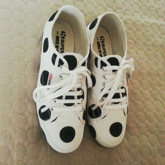 SOLD 》 SUPERGA Dot Sneakers (Keds canvas style) - Picture 3 of 4
