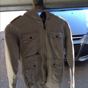 Creamish leather jacket