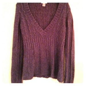 Purple women's sweater