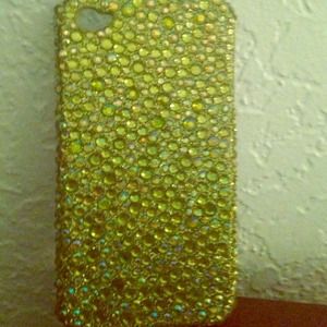 Jeweled Green iPhone 4S case.
