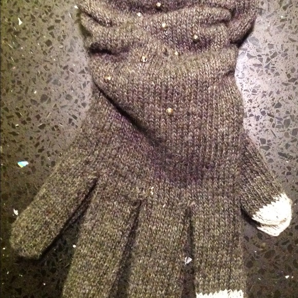 Smart Touch Knitted Rouched Gloves - Picture 3 of 4