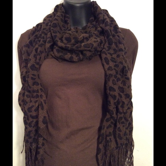 Leopard print scarf - NEW - Picture 1 of 1