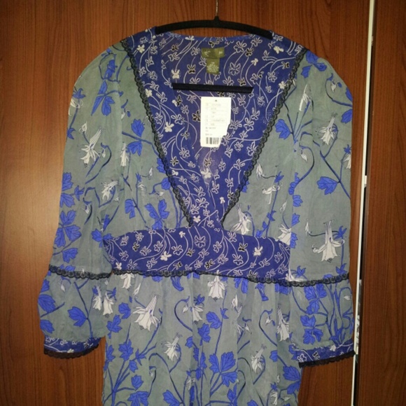 New 100% Silk blouse fie