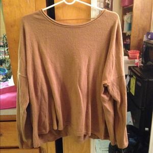 Tan pullover sweater