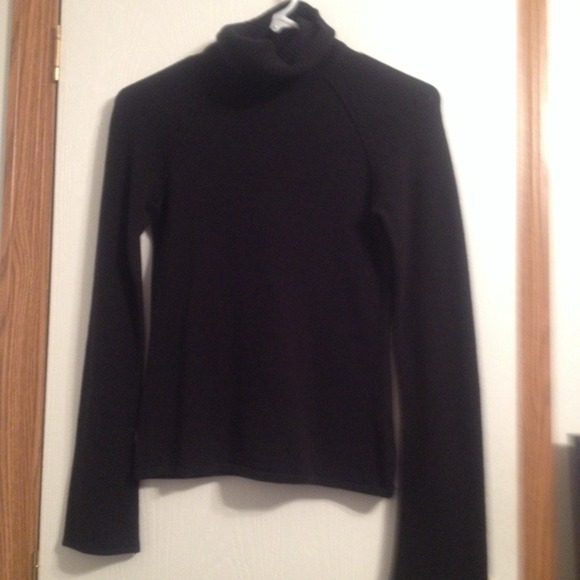 Black sweater turtleneck