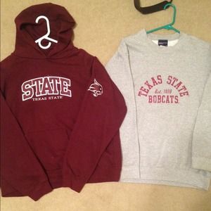 Texas State University hoodie sweatshirt