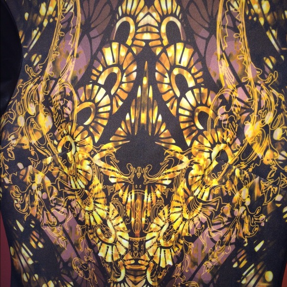 "Royal Party" body-con dress. - Picture 3 of 3