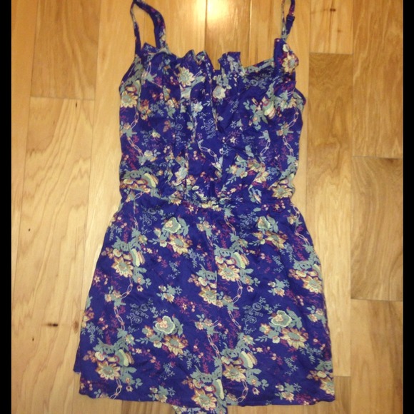 Floral Print Romper - Picture 1 of 1