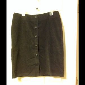 Express corduroy skirt