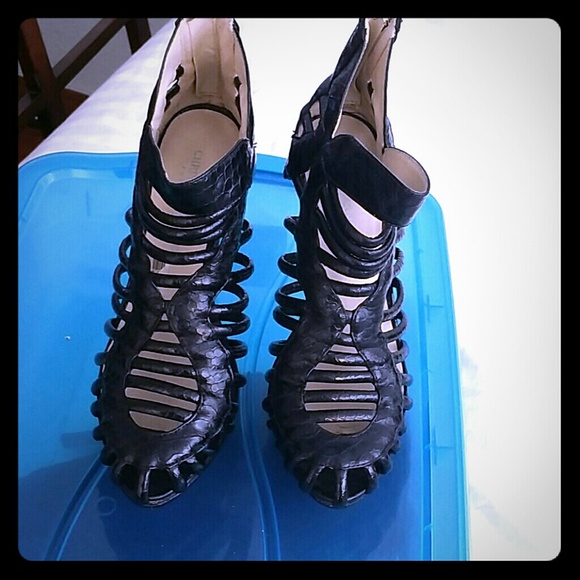 Christian Siriano Black Sexy Pumps