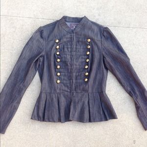 Military peplum jacket