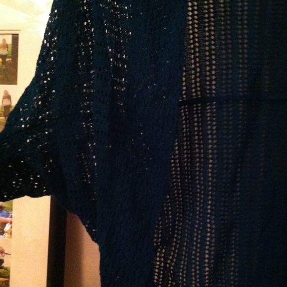 ❌SOLD❌Teal blur cardigan! - Picture 2 of 2