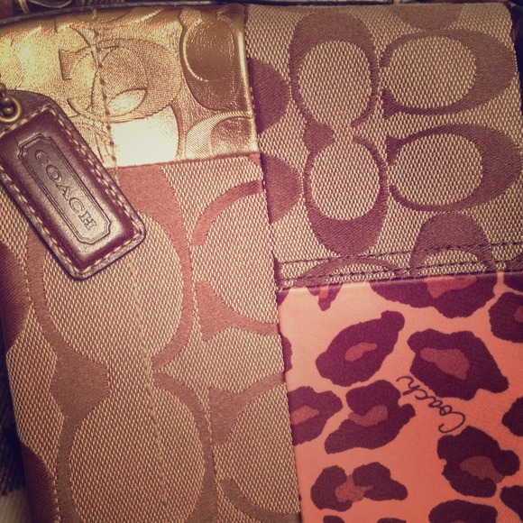 Coach Patchwork Leopard Purse NWOT (AUTHENTIC)