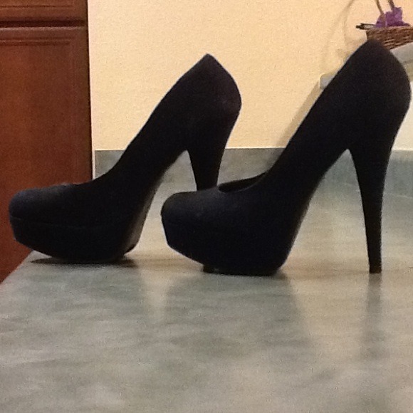 Black high heels