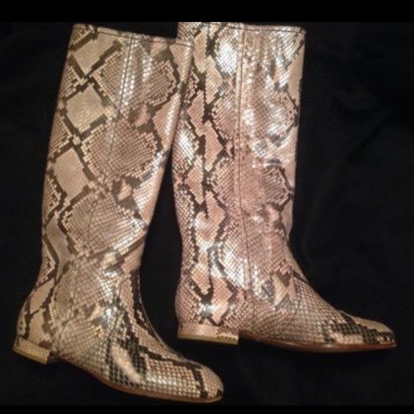 Host Pick 2X REDUCED Valentino snakeskin boots! - Picture 4 of 4