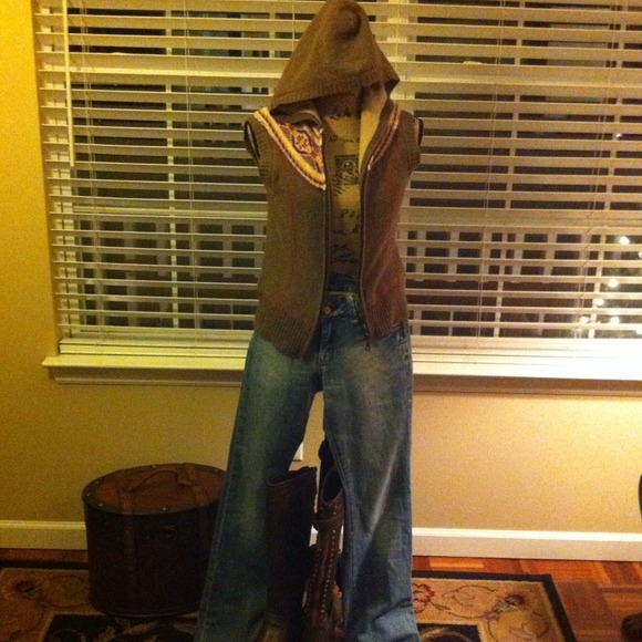 Free people hooded vest