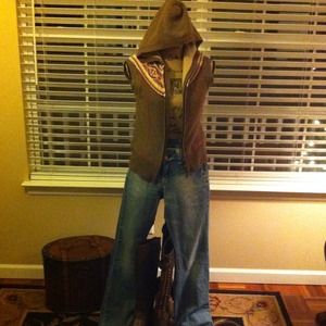 Free people hooded vest