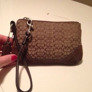 Genuine Coach Wristlet