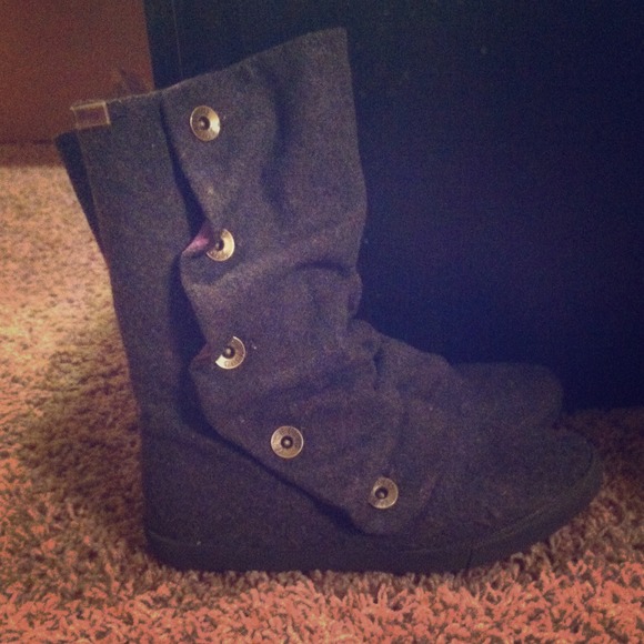 ❗️traded❗️Grey boots
