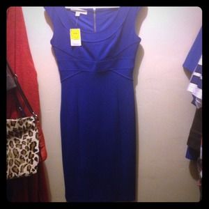 Very elegant royal blue dress