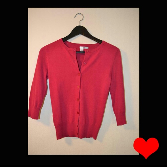 Red Cardigan - Picture 2 of 4