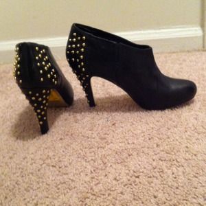 Black low cut boots