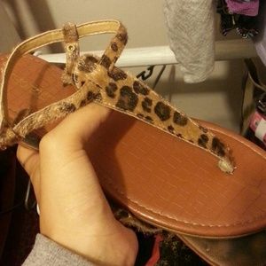 Cheetah sandals