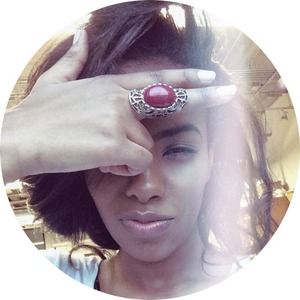 •red cocktail ring•