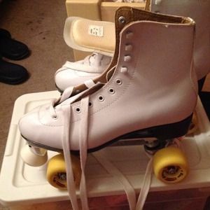White skates