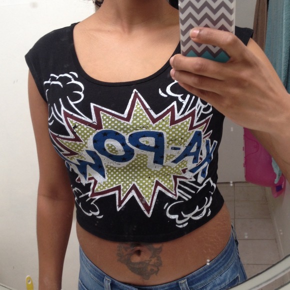Ka-Pow crop top