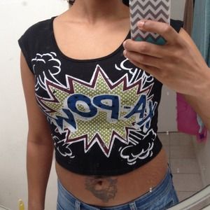 Ka-Pow crop top