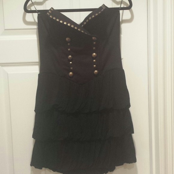SOLD****NWT Studded Black Dress