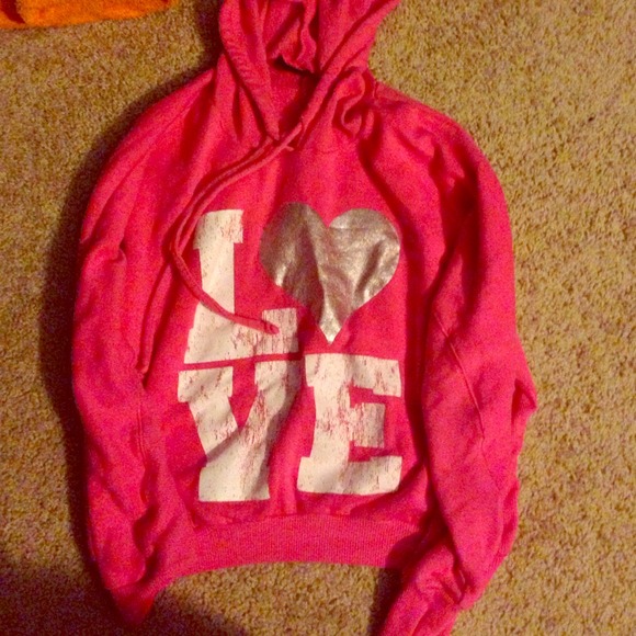 Distressed looking hoodie