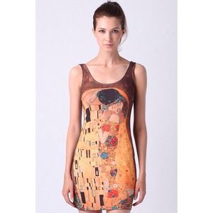 Gustav Klimt "The Kiss" Bodycon Dress