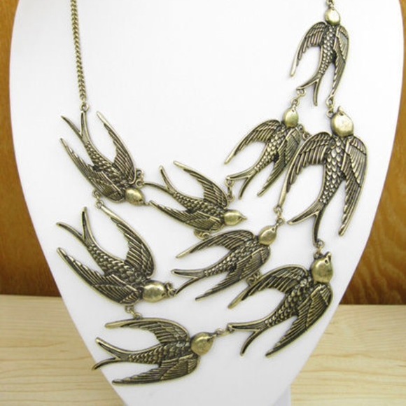 Swallows Necklace - Picture 2 of 2