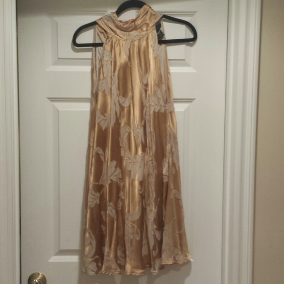 ***SOLD*****Arden B Gold Holiday Dress